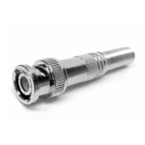 Conector RG59 BNC Macho Com Mola Parafuso 5 Peças Fasgold